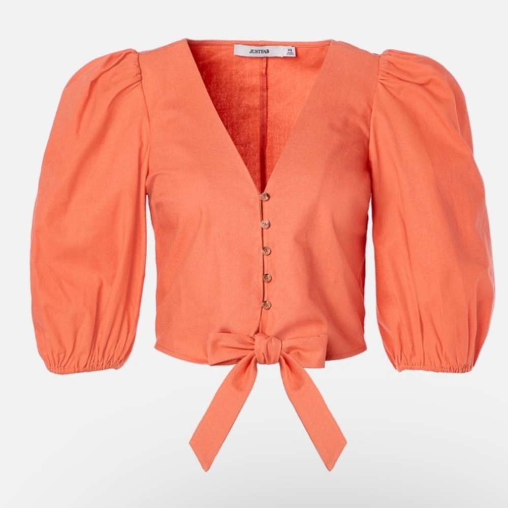 Cropped Puff Sleeve Top boho